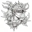 David Martinez from Edgerunner tattoo design idea