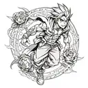 David Martinez from Edgerunner tattoo design idea