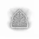 Jahdel's name incorporated into an Ankh design tattoo design idea