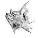 never give up tattoo design idea