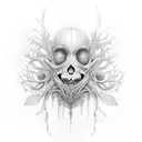 roots tattoo design idea