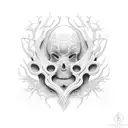 roots tattoo design idea