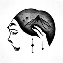 3 daughters tattoo design idea