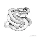 snake and toad and sanil tattoo design idea