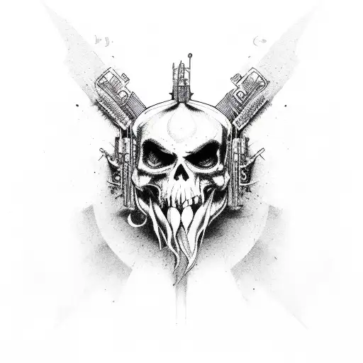 anarchy punks tattoo design idea