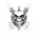 anarchy punks tattoo design idea