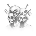 anarchy punks tattoo design idea