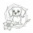 Maltese tattoo design idea