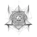 kabbalah with geometry  tattoo design idea