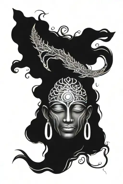 chakras, nature, and spirituality to evoke a sense of divine tranquility and lord shiva tattoo design idea