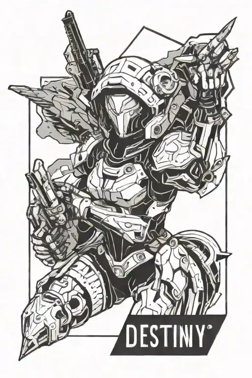 witness destiny 2 tattoo design idea