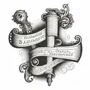 bible scripture tattoo tattoo design idea