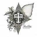 bible scripture tattoo tattoo design idea