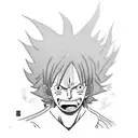 one piece luffy  tattoo design idea