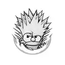 bart simpson tattoo design idea