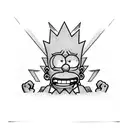 bart simpson tattoo design idea