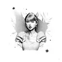 a Taylor swift speak now era design revolving around the song long live tattoo design idea