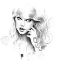 a Taylor swift speak now era design revolving around the song long live tattoo design idea