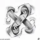 Infinity Symbol tattoo design idea