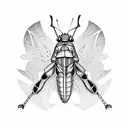 grasshopper sunglasses tattoo design idea