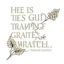 text "He is trampling out the vintage where the grapes of wrath are stored" tattoo design idea