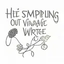 text "He is trampling out the vintage where the grapes of wrath are stored" tattoo design idea