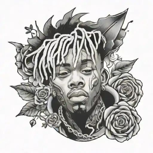 999 juice wrld tattoo design idea