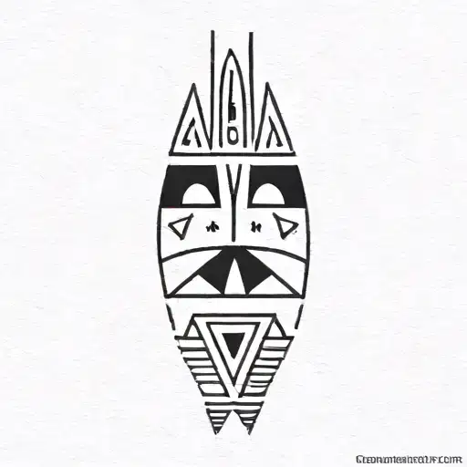 Taíno tattoo design idea