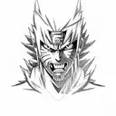 pain naruto tattoo design idea