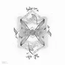 tatoo with the words: trust, let them, love yourself first  tattoo design idea