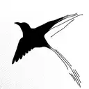 blackbird tattoo design idea
