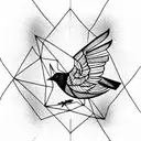 blackbird tattoo design idea