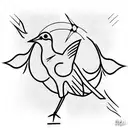 blackbird tattoo design idea