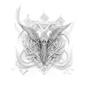 caduceus  tattoo design idea