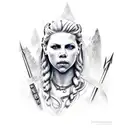 lagertha tattoo design idea