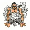 Geto Suguru tattoo design idea