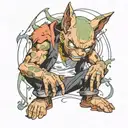 Geto Suguru tattoo design idea