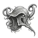 mind flayer tattoo design idea