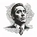 Michael Corleone Godfather tattoo design idea