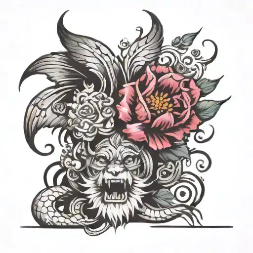 signature incorporated tattoo design idea