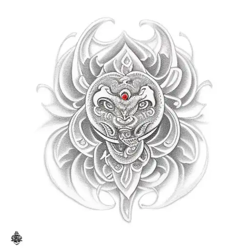 kali maa tattoo design idea