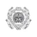 aztec tribal shoulder tattoo tattoo design idea