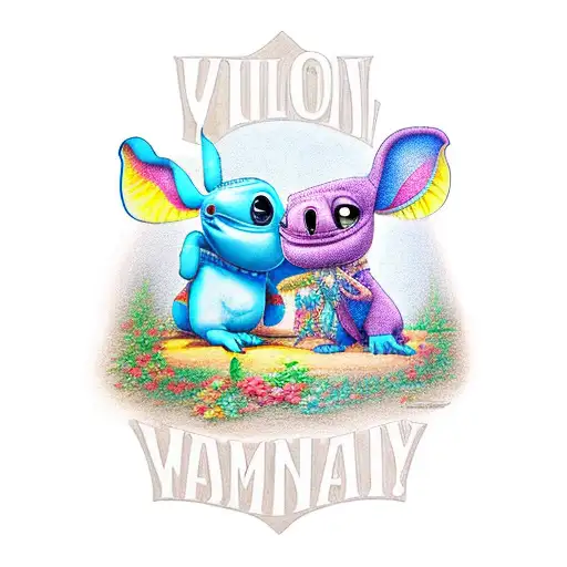 lilo and stitch  Ohana means family Family means no one gets left behind. tattoo design idea