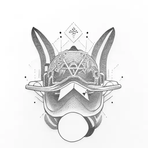 snowboarding tattoo design idea