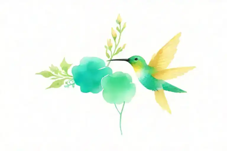 cross, may lily, hummingbird, 7 of something, Virgo, crochet needle, honeysuckle  tattoo design idea