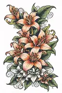 ginger Lillies tattoo design idea
