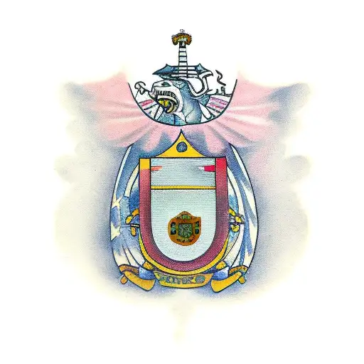 Portuguese crest  tattoo design idea