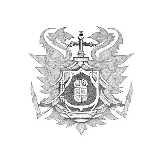 Portuguese crest  tattoo design idea