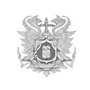 Portuguese crest  tattoo design idea