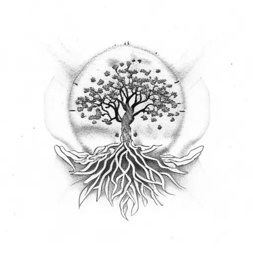 Tree of Life, xxxtentacion tattoo design idea
